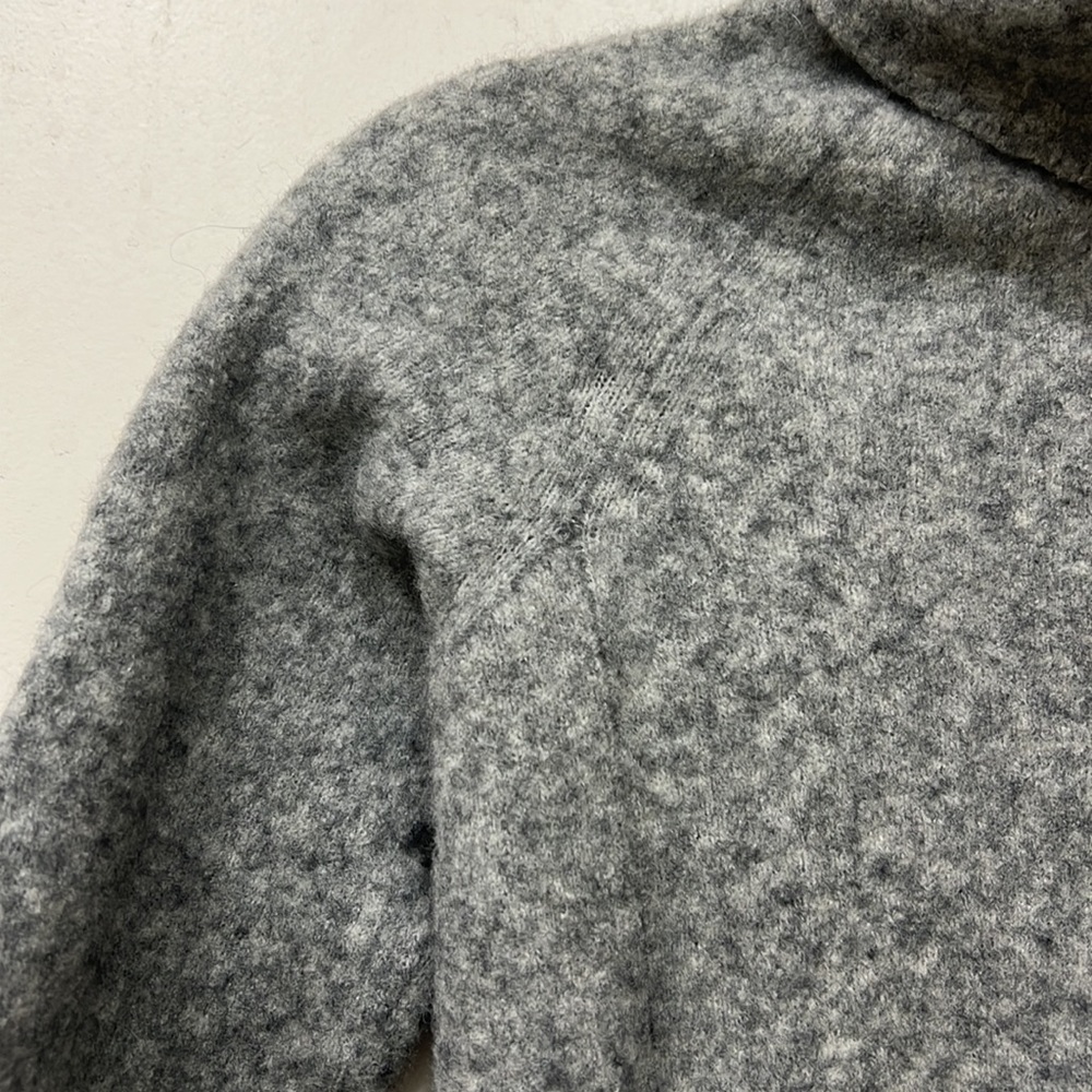 Babaton by Aritzia gray cowl neck sweater. Merino wool & yak blend. Size small - Picture 7 of 11